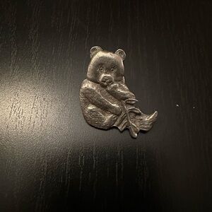 Pewter Panda Lapel Pin